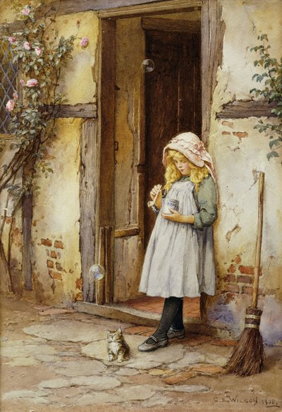 Kitty için Baloncuklar by Charles Edward Wilson