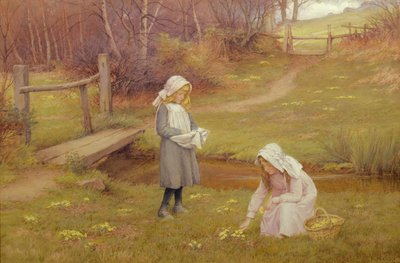 Primrose Toplayıcılar (wc) by Charles Edward Wilson