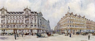 DH Evans, West End Silk Mercers, 292-320 Oxford Street by Charles Edwin Flower
