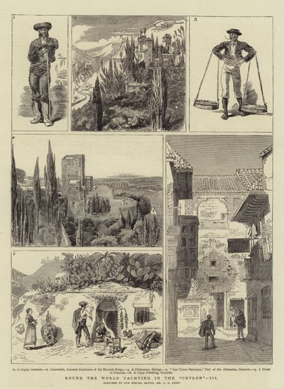 Seylan'da Dünya Turu Yatçılık, III by Charles Edwin Fripp