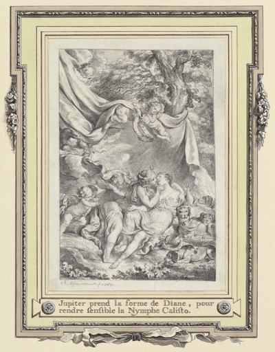 Jüpiter ve Callisto by Charles Eisen