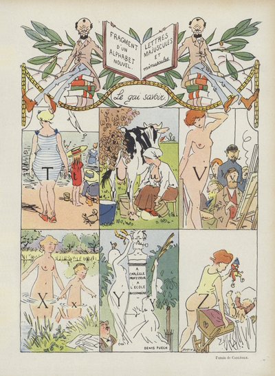Le Rire için İllüstrasyon by Charles Emile Egli