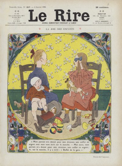 Le Rire için İllüstrasyon by Charles Emile Egli