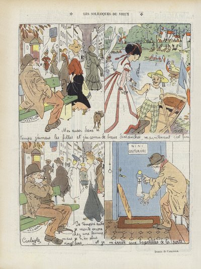 Le Rire için İllüstrasyon by Charles Emile Egli