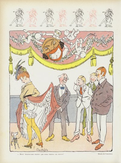 Le Rire için İllüstrasyon by Charles Emile Egli