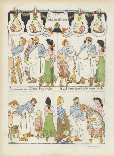 Le Rire için İllüstrasyon by Charles Emile Egli