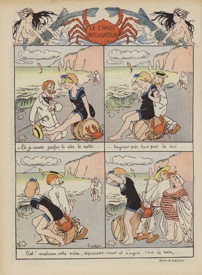 Le Rire için İllüstrasyon by Charles Emile Egli