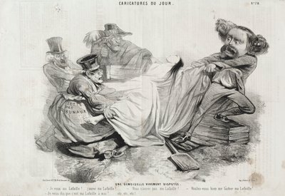 Yoğun Tartışmalı Bir Genç Kadın by Charles Emile Jacque