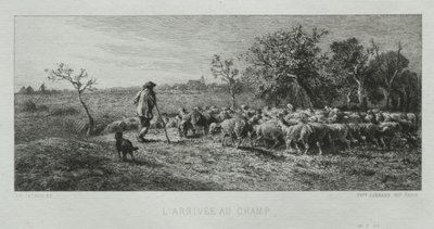 Sahaya Geliş. by Charles Emile Jacque