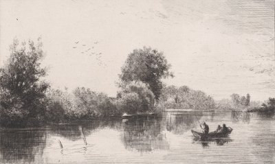 Marne Bankaları, ca. 1862. by Charles Emile Jacque