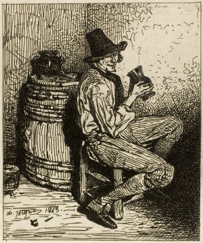 içici by Charles Emile Jacque