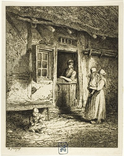  by Charles Emile Jacque
