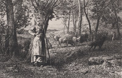 Çoban, 1868. by Charles Emile Jacque