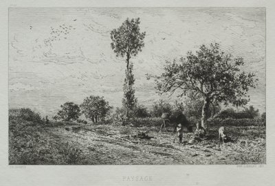Manzara by Charles Emile Jacque