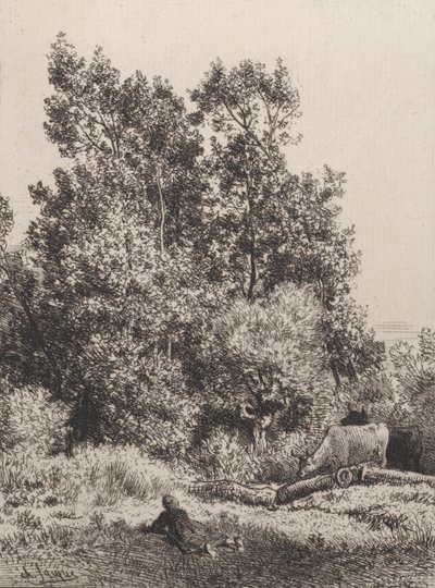 Manzara, 1864. by Charles Emile Jacque