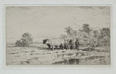 Peyzaj, İşçiler by Charles Emile Jacque