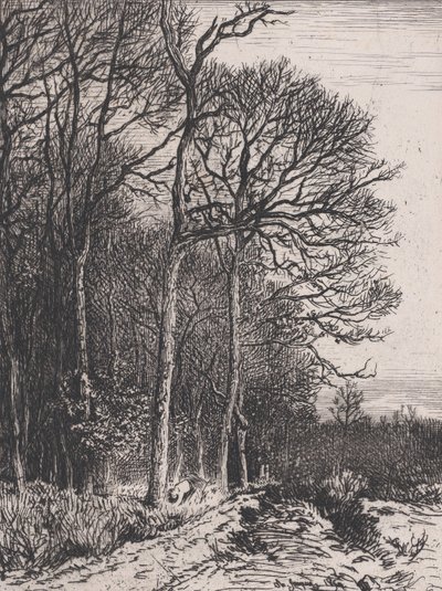 Ormanın Kenarı, 1846. by Charles Emile Jacque