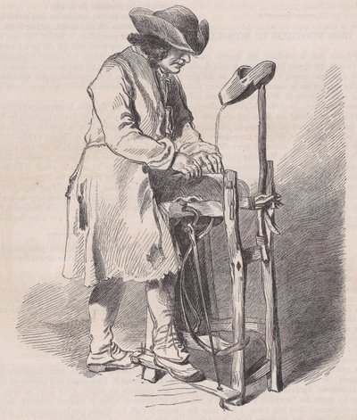 Louvre Müzesi, çizimler koleksiyonu, Le Remouleur, Watteau, Magasin Pitto