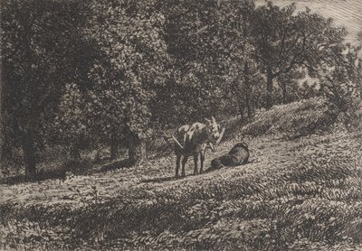 Meyve Bahçesi, 1865. by Charles Emile Jacque