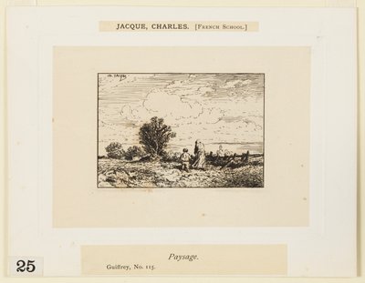 Kırsal kesim by Charles Emile Jacque