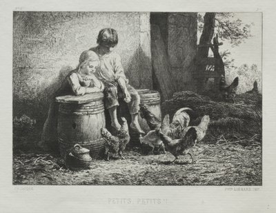 Küçük küçük by Charles Emile Jacque