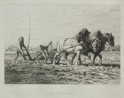 çiftçilik by Charles Emile Jacque