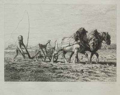 çiftçilik by Charles Emile Jacque