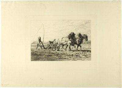 çiftçilik by Charles Emile Jacque