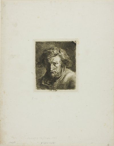 Sanatçının Portresi by Charles Emile Jacque