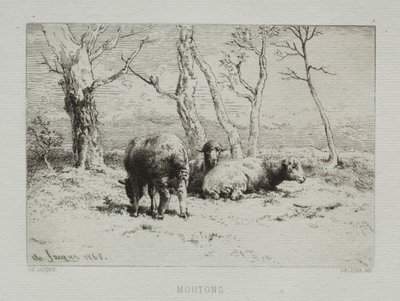 Koyun by Charles Emile Jacque