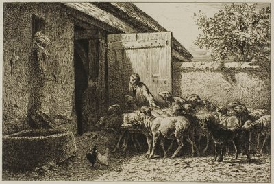 Çoban by Charles Emile Jacque