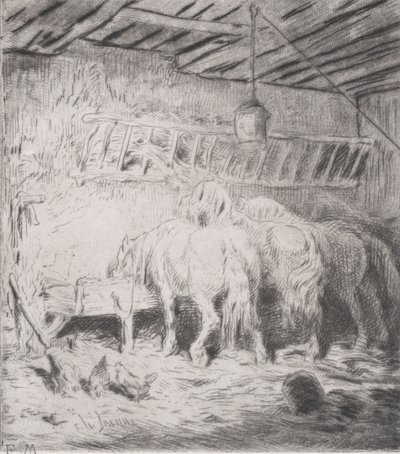 Kararlı, 1848. by Charles Emile Jacque