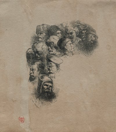 Başkanların Çalışması. by Charles Emile Jacque