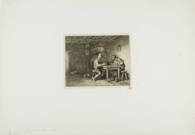 Kart Oyuncular by Charles Emile Jacque