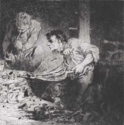 Kalpazanlar, 1843. by Charles Emile Jacque
