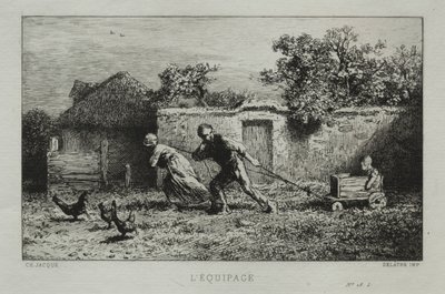 Ekipman. by Charles Emile Jacque