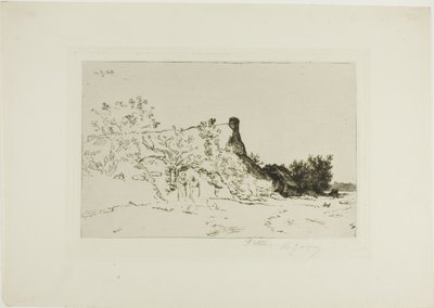 Büyük Sazdan Kır Evi, Kercassier by Charles Emile Jacque