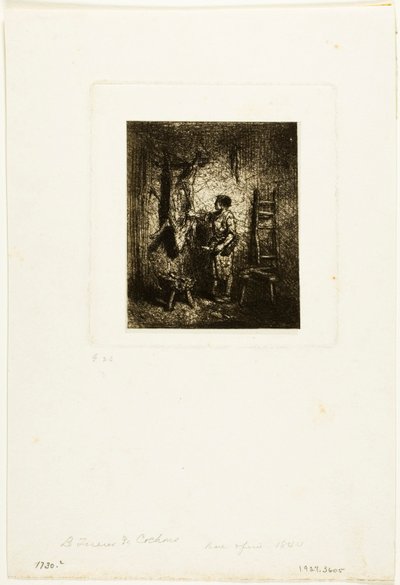 Domuz-Kasap by Charles Emile Jacque