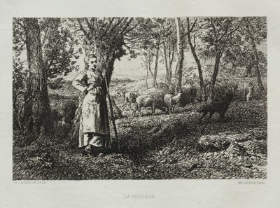 Çoban by Charles Emile Jacque