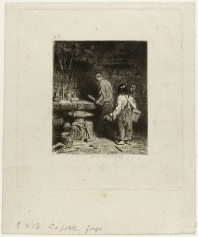 Küçük Demirhane by Charles Emile Jacque