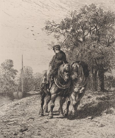 Çekmece, 1864. by Charles Emile Jacque