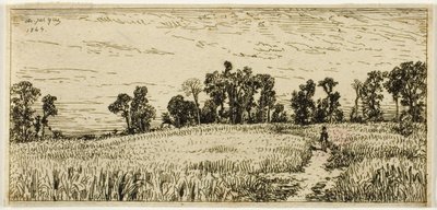 Buğday tarlası by Charles Emile Jacque