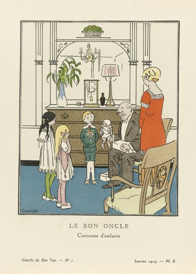 İyi Amca. La Gazette du Bon Ton, pub