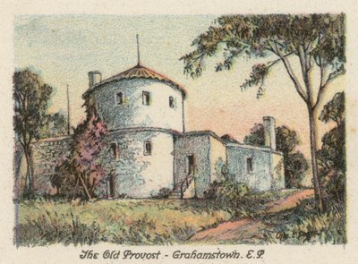 Güney Afrika: The Old Provost, Grahamstown, EP (renkli taş baskı) by Charles Ernest Peers
