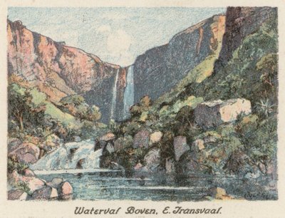 Güney Afrika: Waterval Boven, E Transvaal (renkli lito) by Charles Ernest Peers