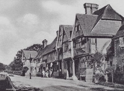 Chiddingstone Köyü (s/b fotoğraf) by Charles Essenhigh Corke