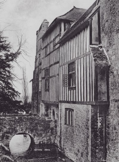 Ightham Mote (s/b fotoğraf) by Charles Essenhigh Corke