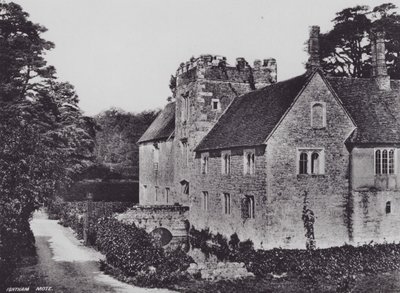Ightham Mote (s/b fotoğraf) by Charles Essenhigh Corke