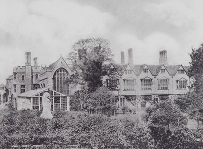 Knole, Doğu Cephesi (s/b fotoğraf) by Charles Essenhigh Corke