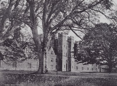 Knole, Batı Cephesi (s/b fotoğraf) by Charles Essenhigh Corke